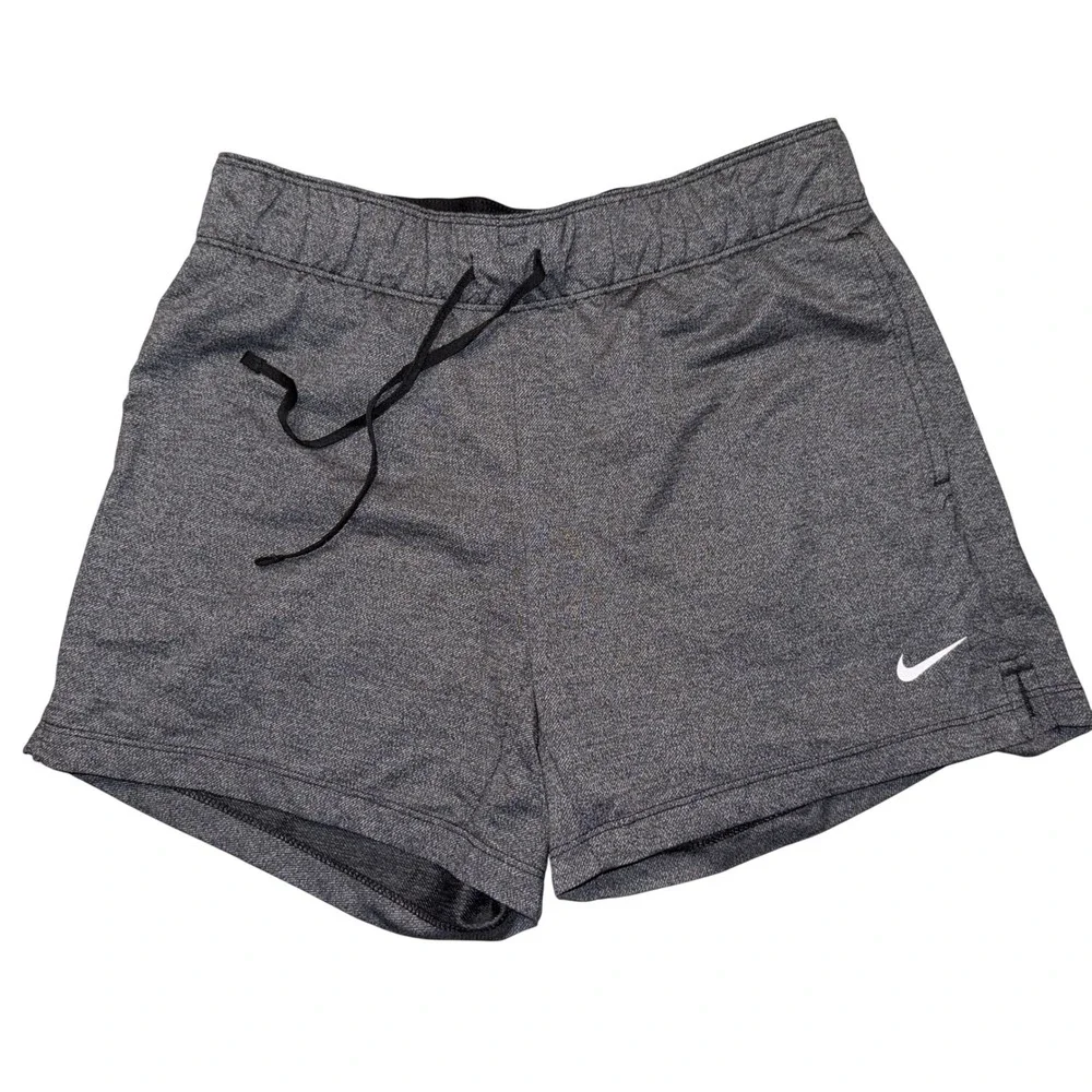 Nike Athletic Shorts XS Gray Dri-FIT Heathered Drawstring Pockets Activewear